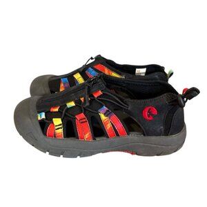 Billy Kids Size 5 BILLY Hiking Sandals Shoes Low Top Sneaker Tie Dye Zipper